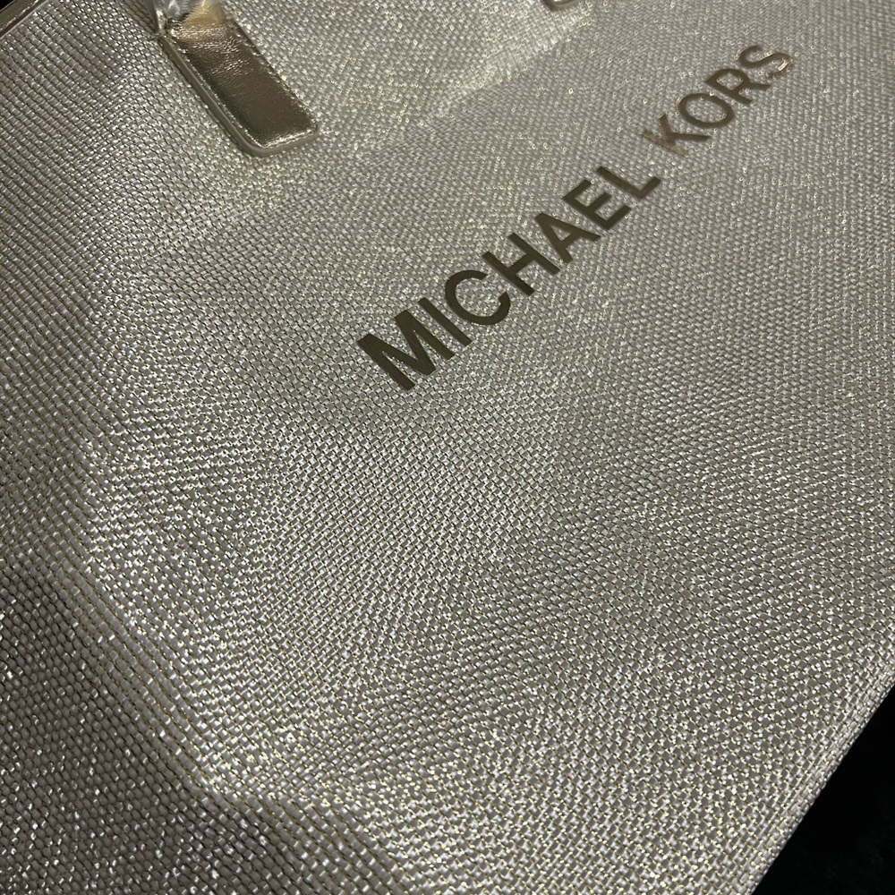 Michael Kors Gold Classic Tote Bag - Picture 9 of 9